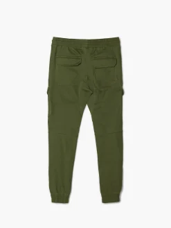 Best Zielone joggery z kieszeniami cargo Spodnie