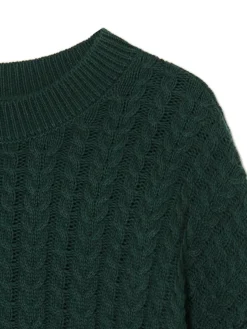 Outlet sweter z warkoczowym splotem Swetry